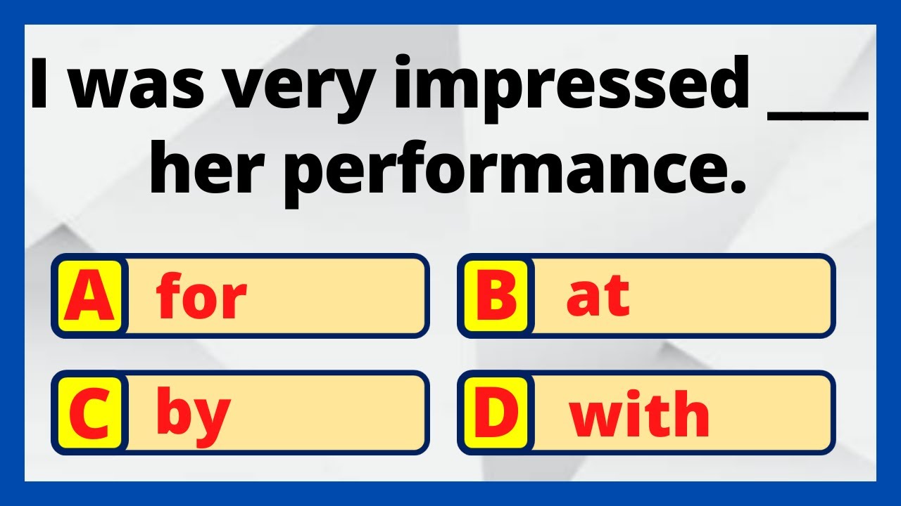 PREPOSITION QUIZ AND TEST | PREPOSITIONS WITH ADJECTIVES | ENGLISH PRO TESTS AND QUIZZES