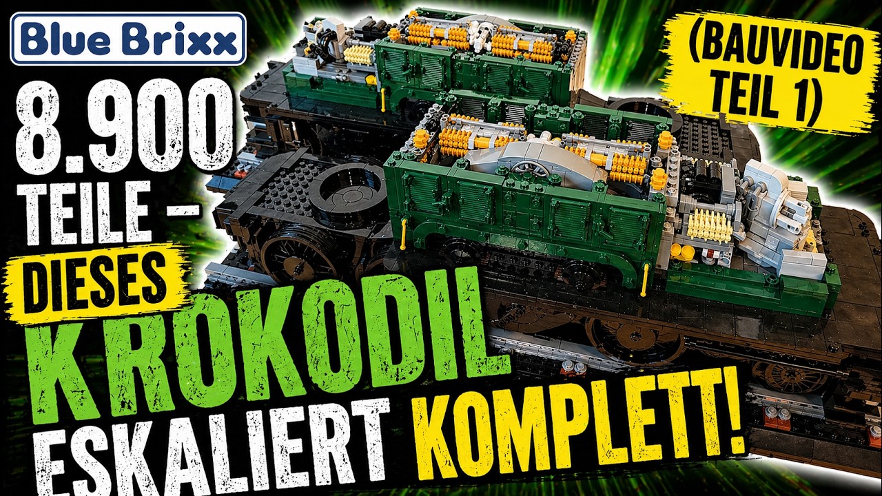 BlueBrixx Special 107828: Display Lokomotive Schweizer Krokodil (Teil 1/2)
