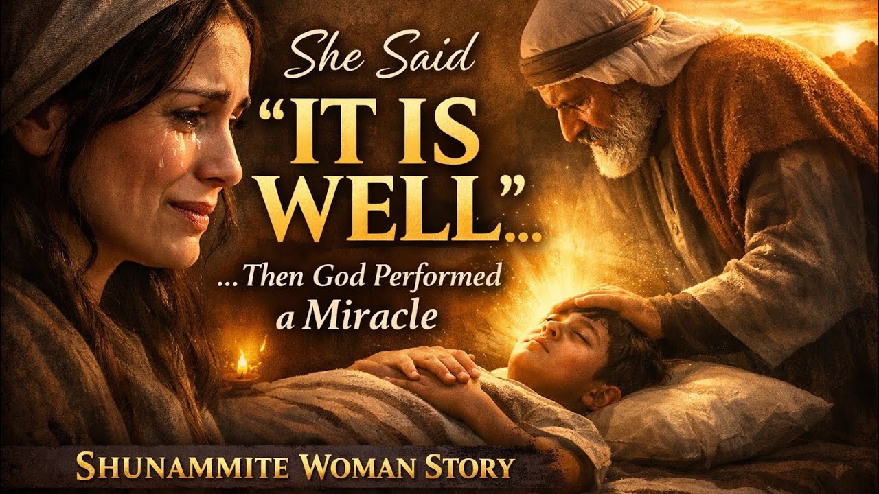 She Said “It Is Well”… Then God Performed a Miracle | Shunammite Woman Story.