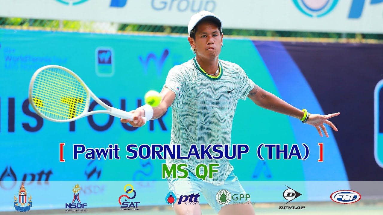 ITF Men's World Tennis Tour (1) MS MS QF - Pawit SORNLAKSUP THA vs Alex KNAFF LUX