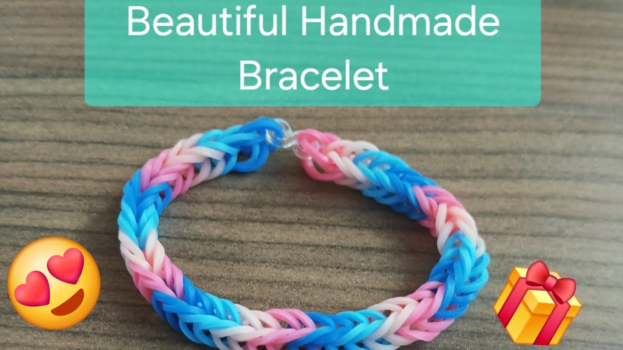 BEAUTIFUL Bracelet Making!! 😍 💙🩵🩷💗🎁 #bracelet #braceletmaking #beautiful #smallbusiness #giftideas