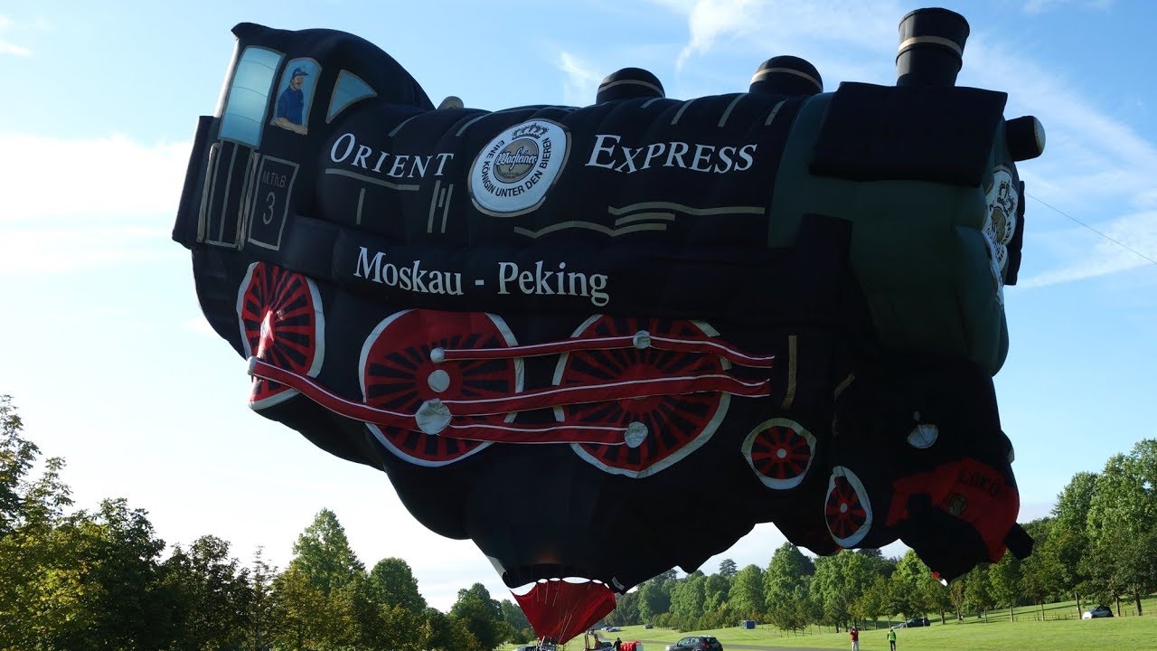 MJ Ballooning | Orient Express Special Shape Inflation | Longleat Sky Safari 2019