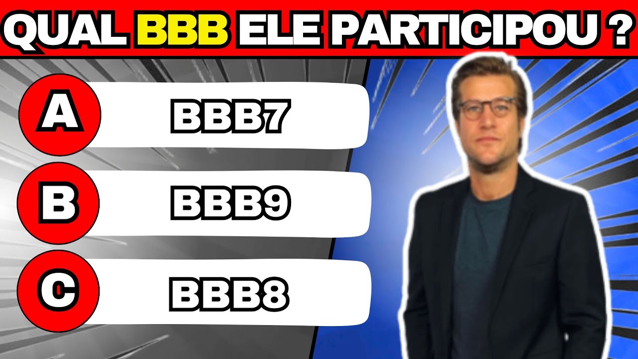 👁️ QUIZ BBB: 20 Perguntas para Testar seu Conhecimento sobre o Big Brother Brasil! 🏠
