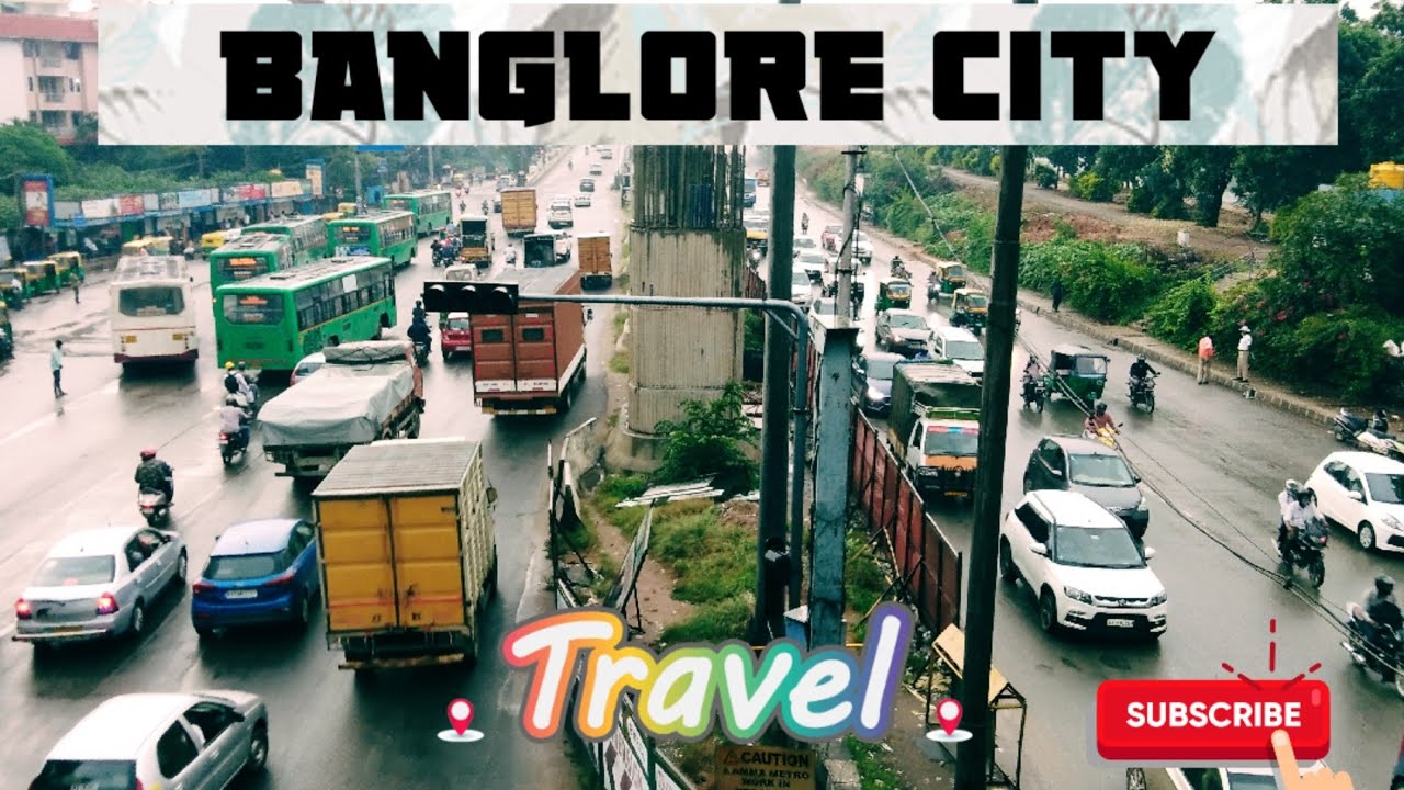 A Day of Banglore City. KR Puram/Tin Factory/Majestic