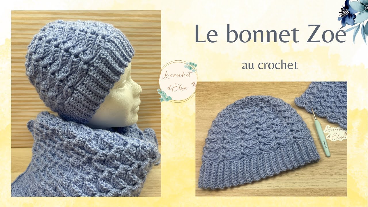 Chaud et stylé - Le bonnet Zoé au crochet