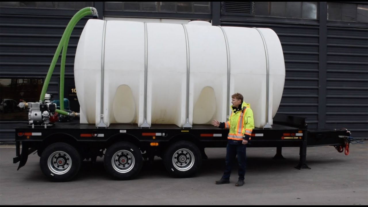 5000 Gallon Waste or Water Hauling System