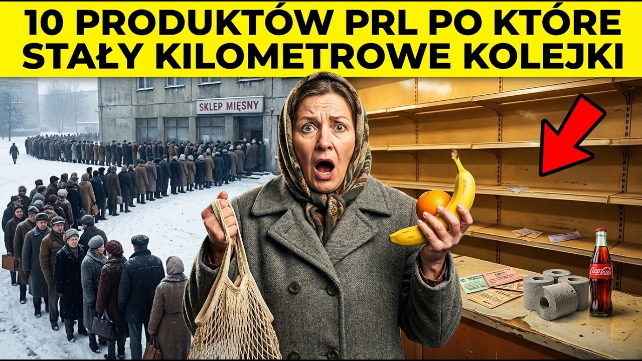 10 Produktów PRL, po Które Stały Kilometrowe Kolejki