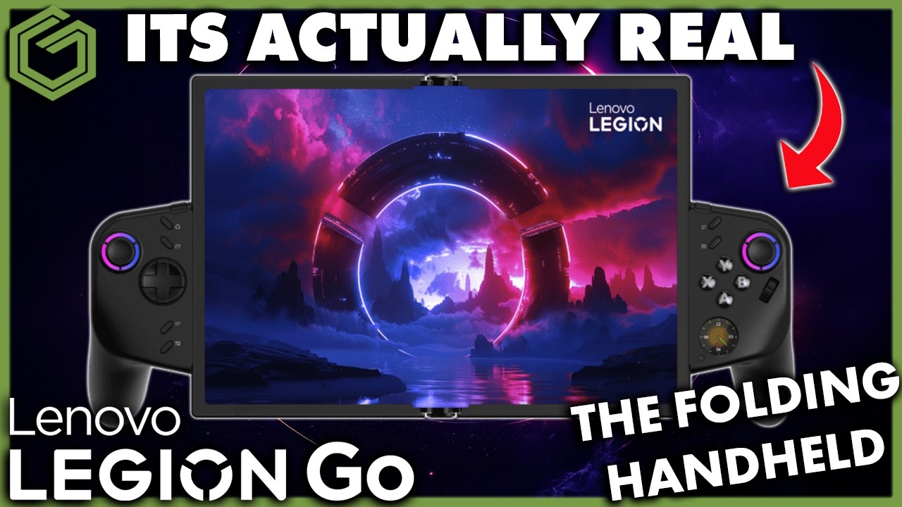 Складной портативный компьютер Lenovo Legion Go — это РЕАЛЬНОСТЬ!!