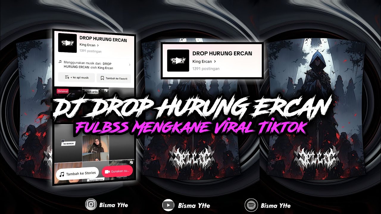 DJ DROP HURUNG - ERCAN VIRAL TIKTOK SLOWED