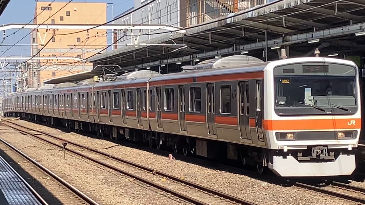 JR東日本209系500番台M82編成　各駅停車府中本町行きが西国分寺駅に到着