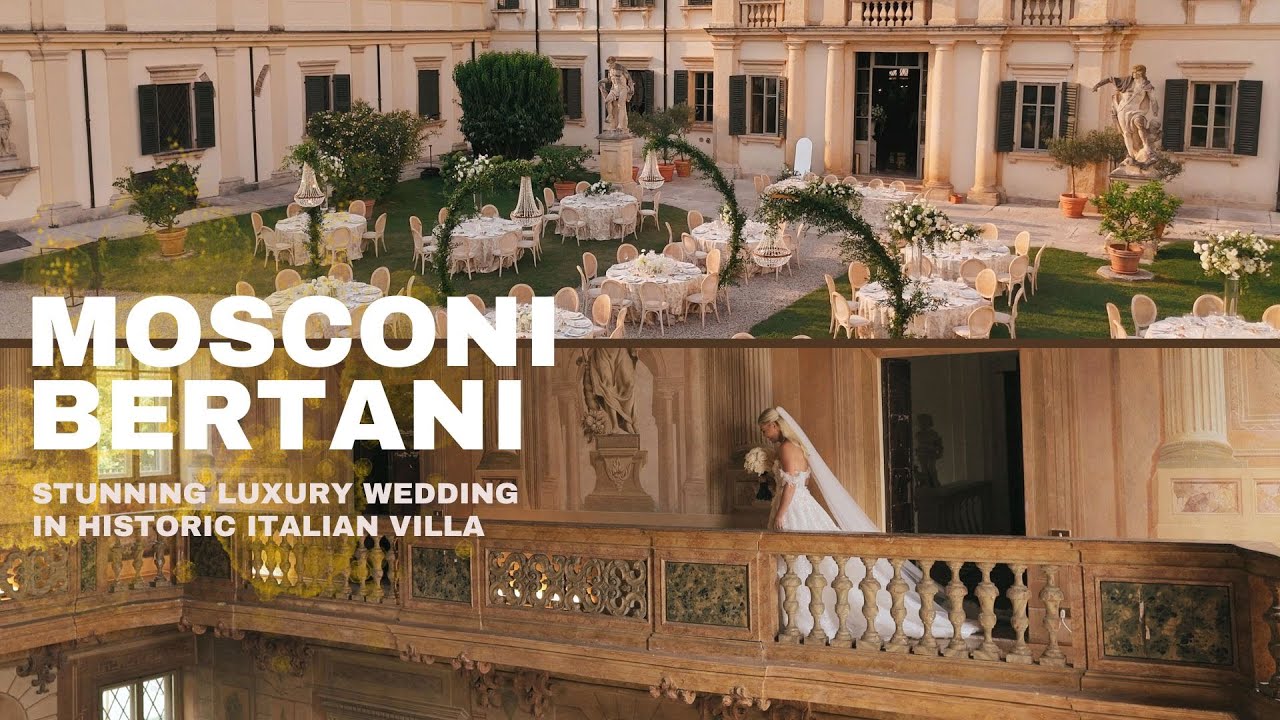 Mosconi Bertani || Stunning luxury wedding in historic Italian villa