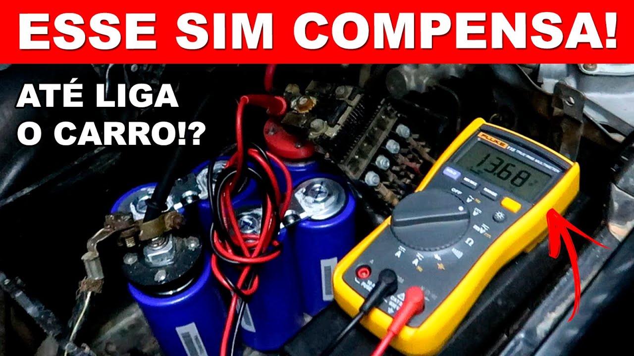 Fiz um PACK de SUPER CAPACITORES de VERDADE!