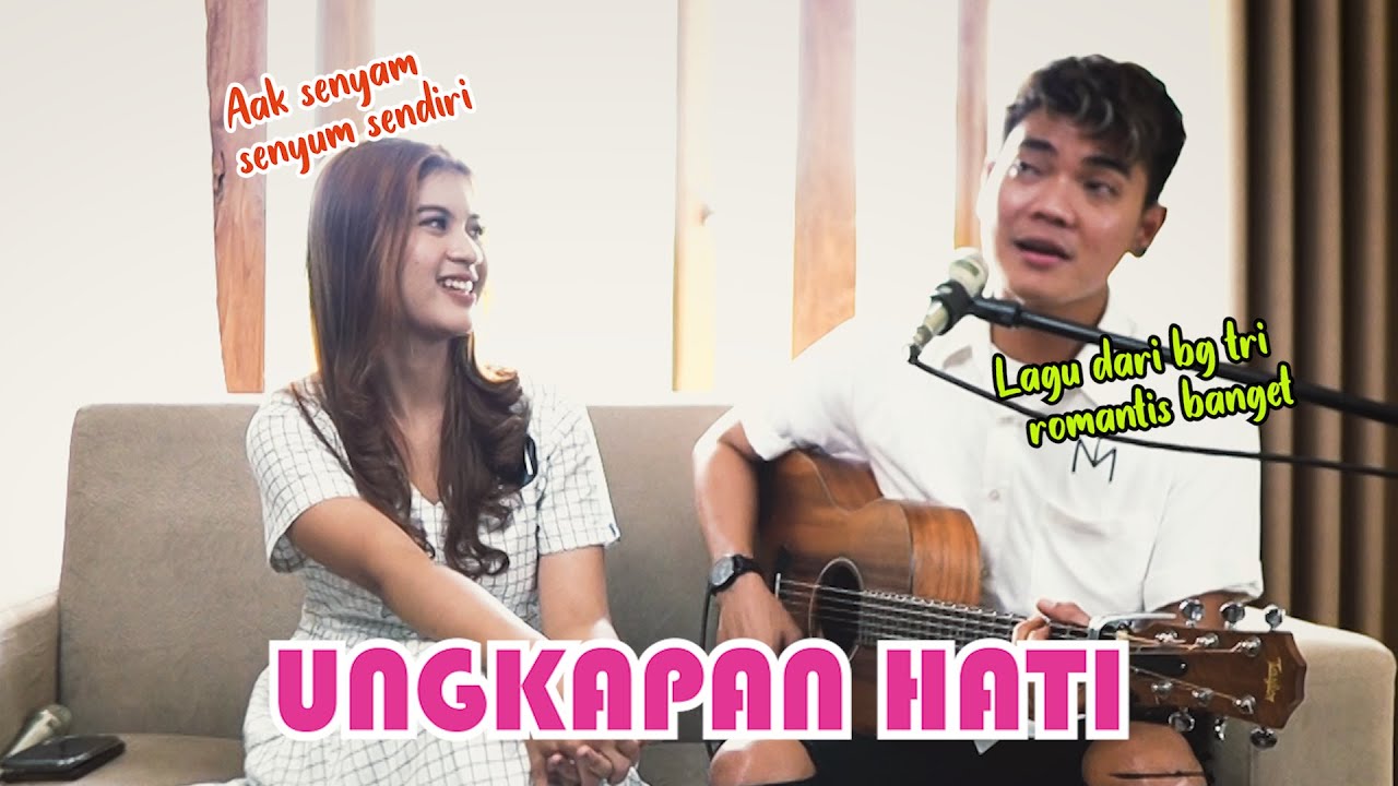 UNGKAPAN HATI - ABDI (LIRIK) COVER BY NABILA MAHARANI FT TRI SUAKA