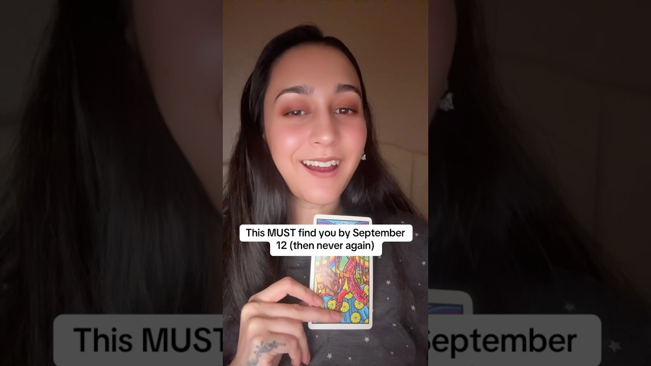 This MUST find you by September 12 (then never again)