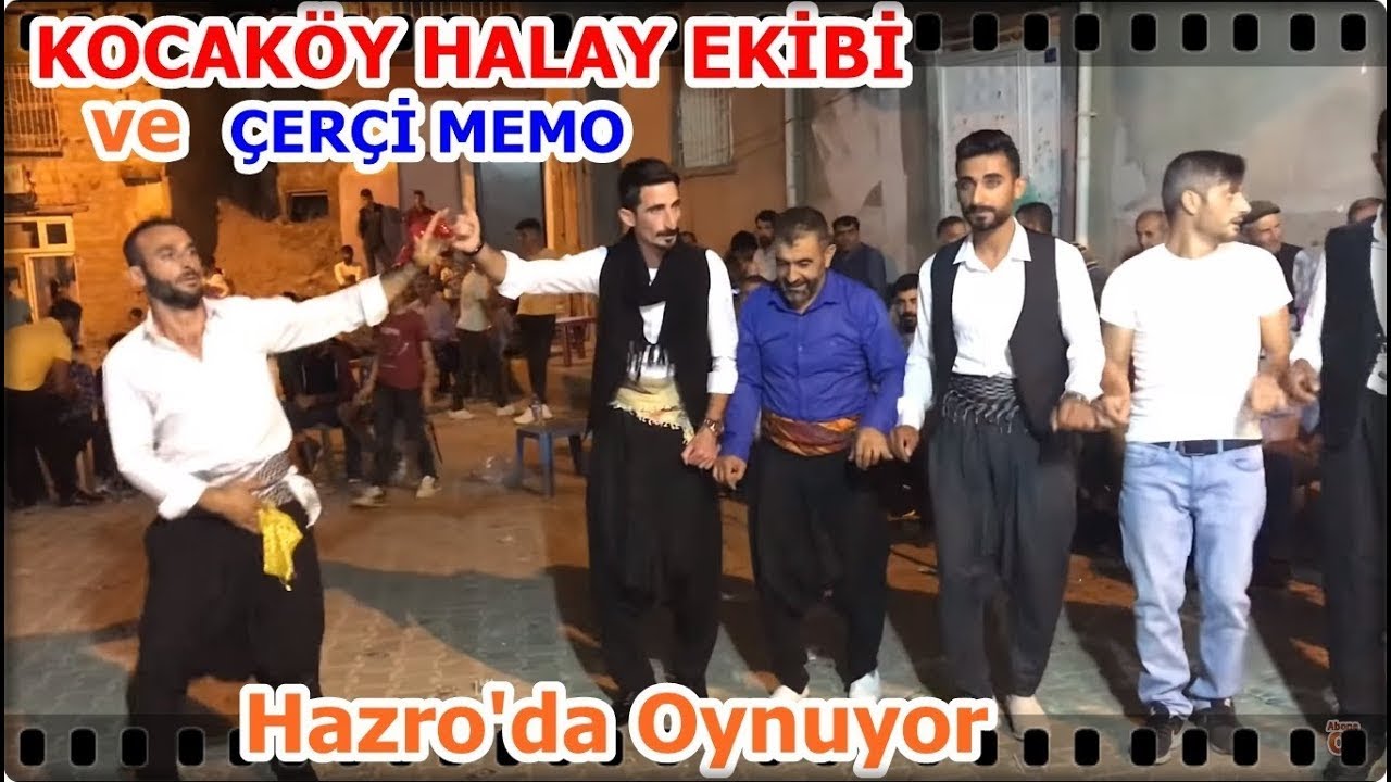 Kocaköy Halay Ekibi ve Çerçi Memo Hazro ' da Oynuyor / HAZROLU BAGER EMİN Çalıyor  GRANİ