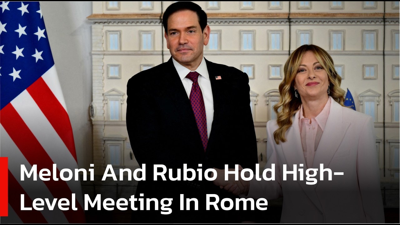 Meloni and Rubio Hold High-Level Meeting in Rome | AC1S