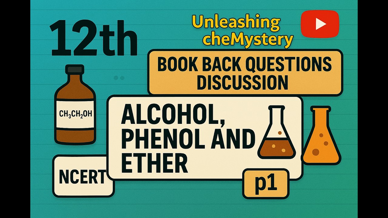 12th | Book Back | Alcohol Phenol and Ether