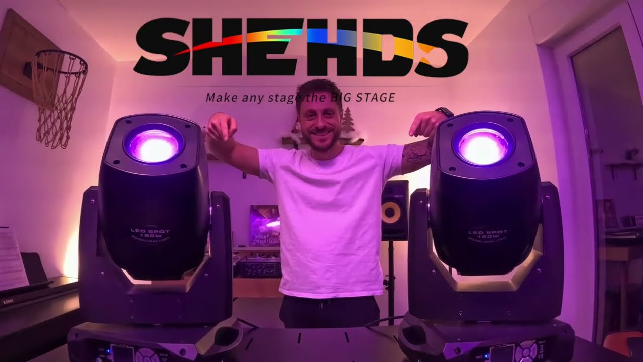 Je teste les lyres SHEHDS : Que valent-elles vraiment ? BEAM SPOT ZOOM 3en1 160W