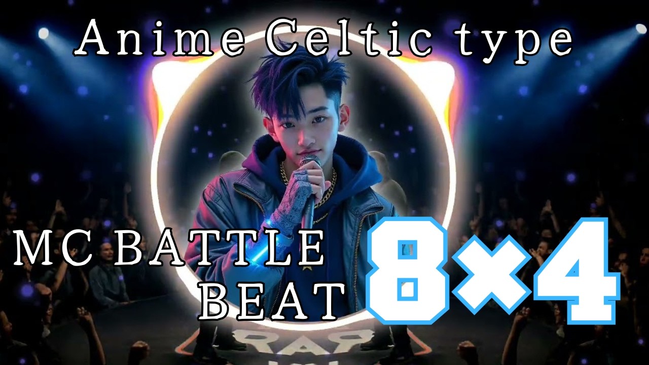 【バトルビート】アニメ × ケルト HipHop PANDA BEAT4 | 8×4 Freestyle Anime celtic  Beat (BPM 105)