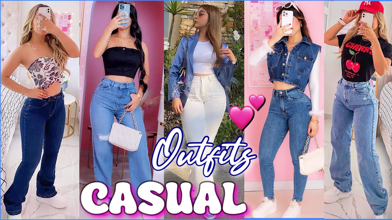 CASUAL OUTFITS MODA MUJER 2025 IDEAS DE OUTFITS CASUALES EN TENDENCIA MODA MUJER 2025 Fashion women