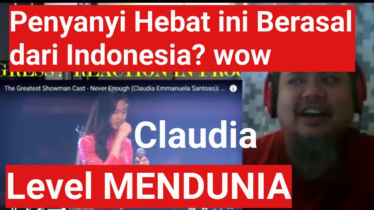 The Greatest Showman Cast - Never Enough (Claudia Emmanuela Santoso)| Voice of Germany 2019 | REAKSI