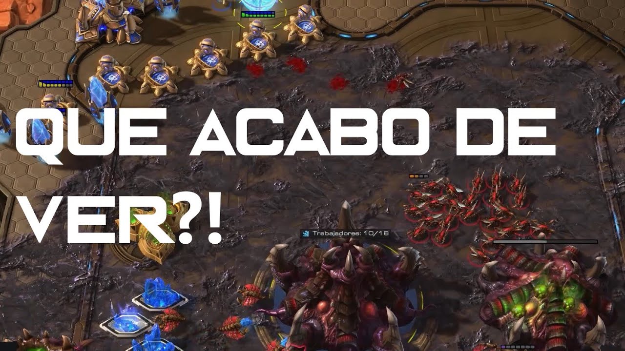 ESTO PASA CUANDO LE HACES CANNON RUSH A UN ZERG