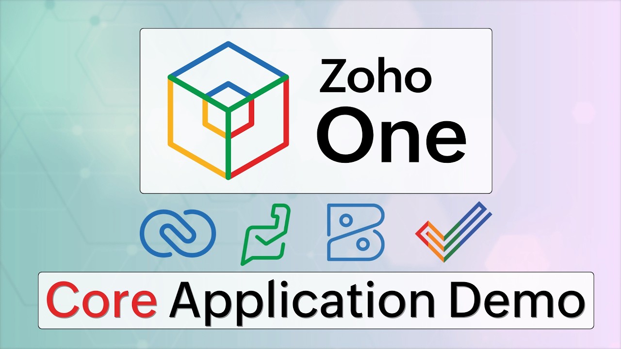 Приложения Zoho One Core || Демонстрация и обучение