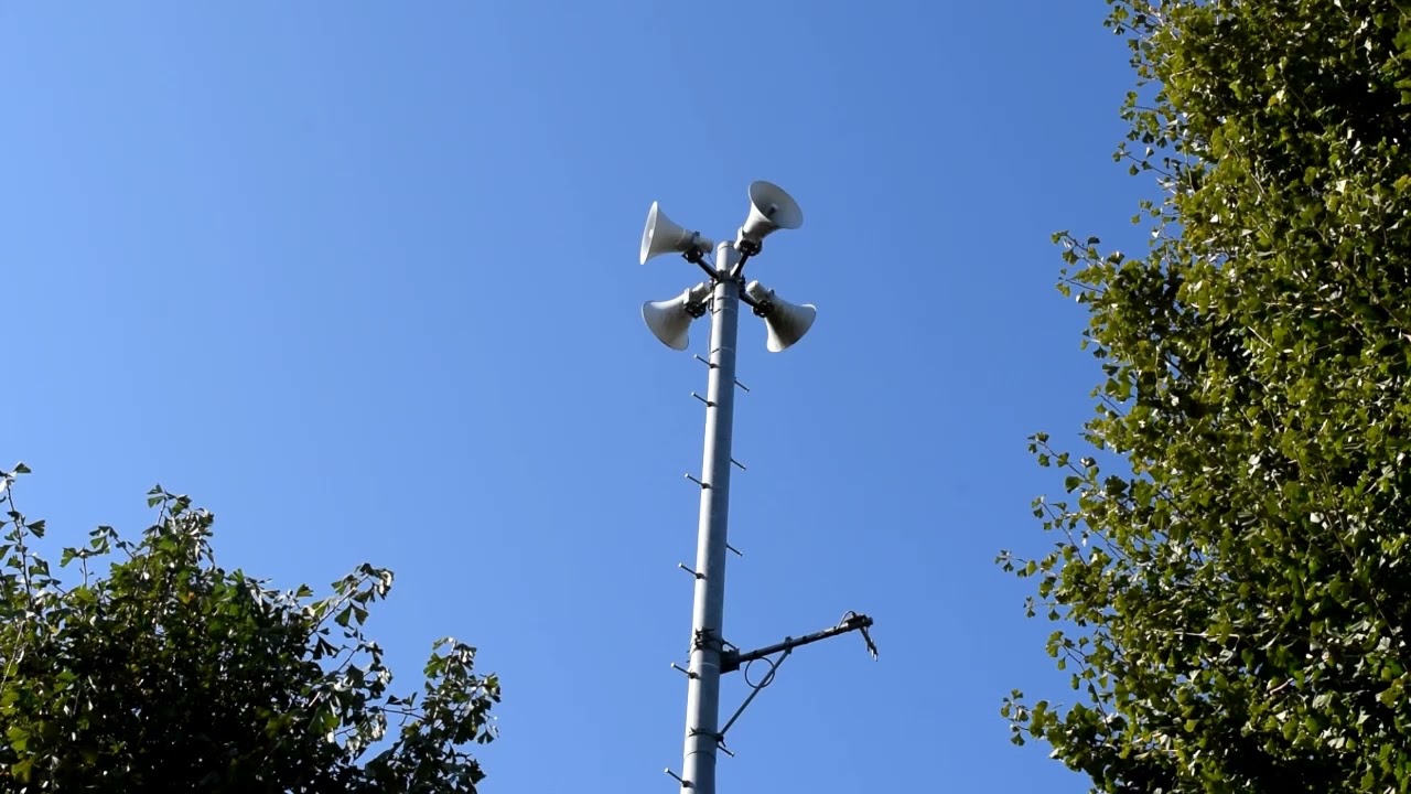 Jアラート緊急地震速報訓練放送　埼玉県加須市