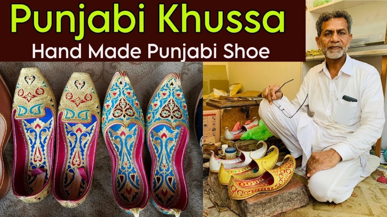 Punjabi Khussa, Handmade Khossa Shoes | Handmade Pakistani Juti | Punjabi Jutti Shoes