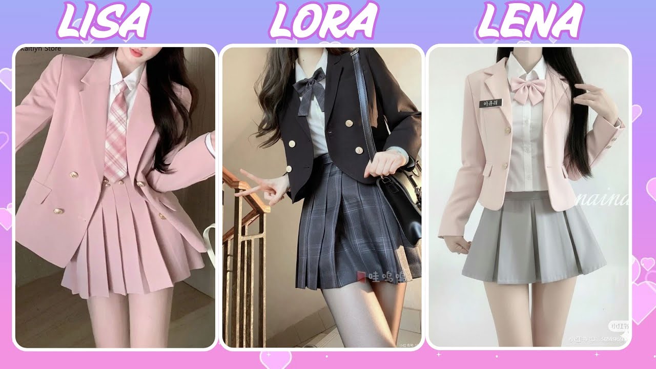 Lisalena choices #lisalena #lisalenalora #tranding #quiz #fashion #koreanoutfits #makeup 