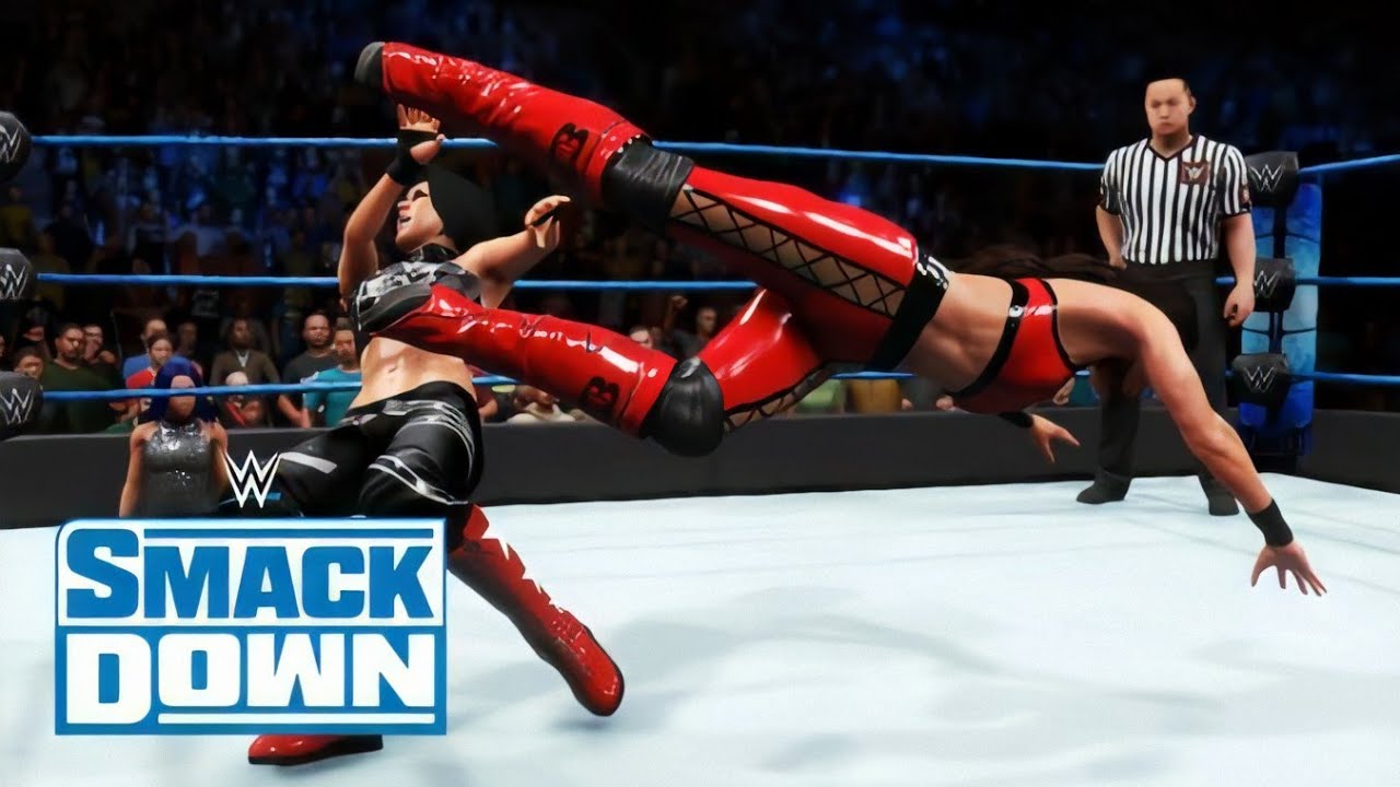 WWE 2K20 Smackdown Bayley vs Brie Bella: July 31, 2020
