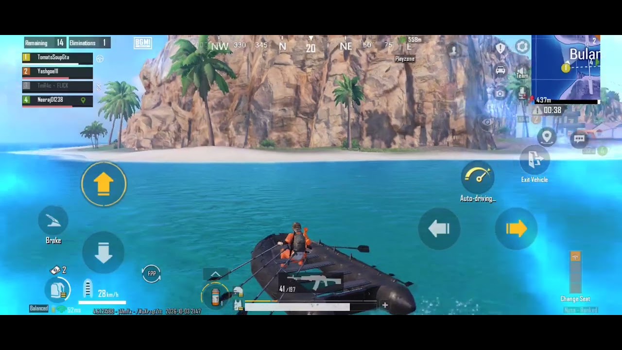 Inflatable boat - Bgmi!