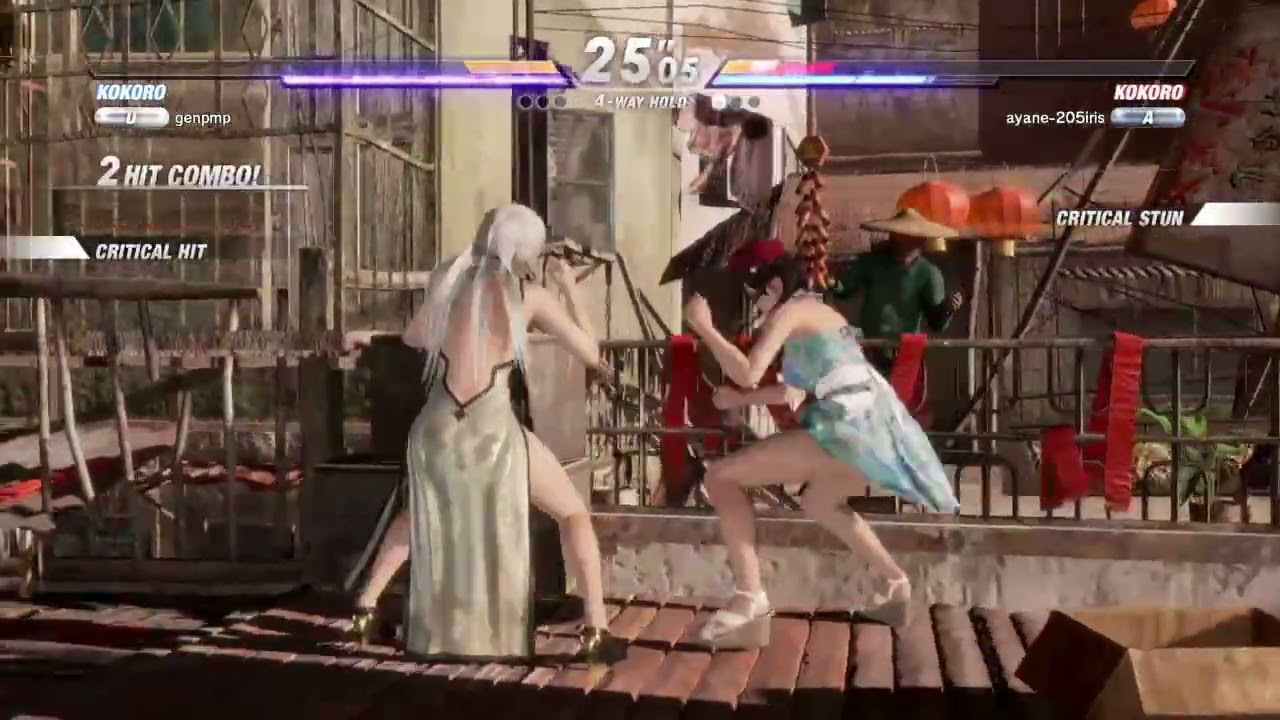 [DOA6]過去動画の内容を少し変更[八極拳]