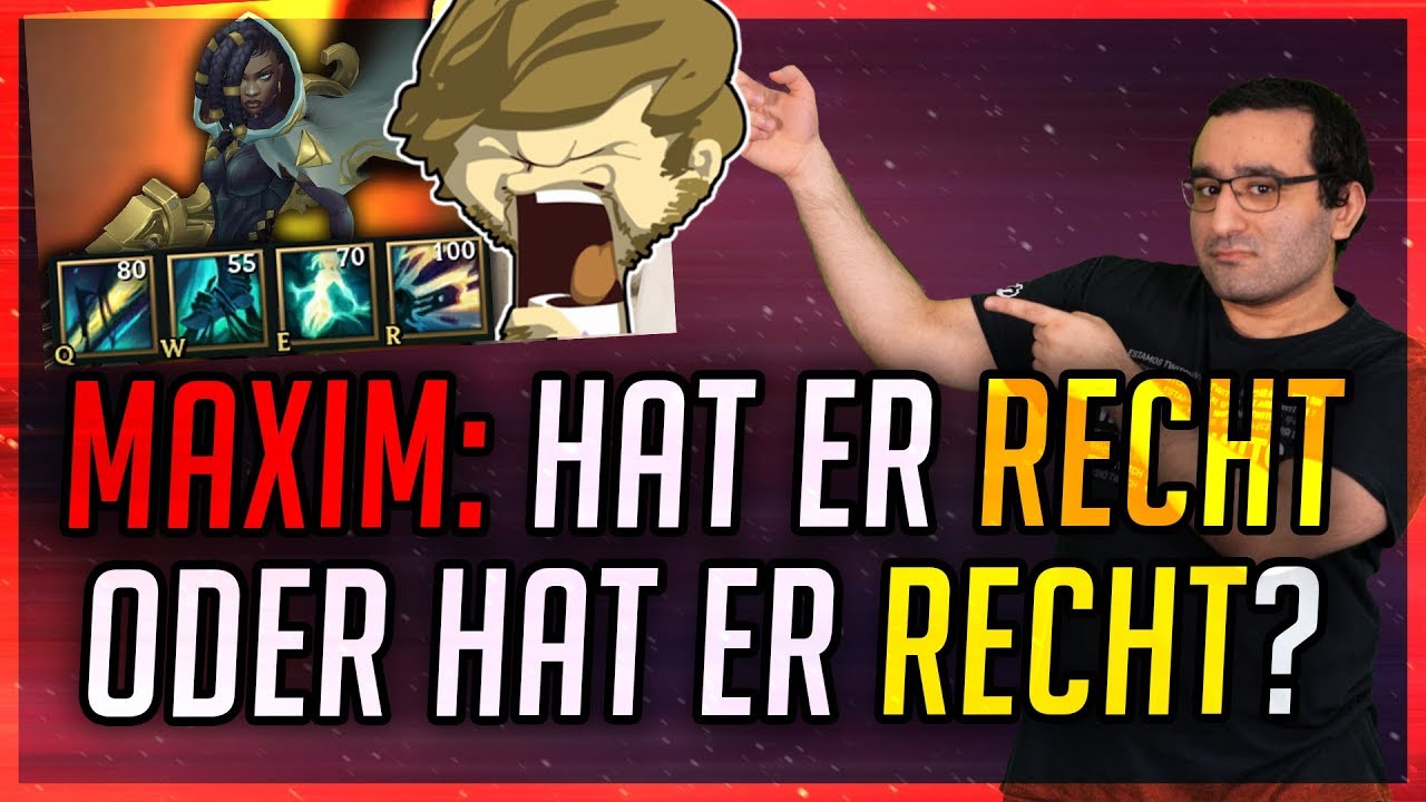 Maxim: Hat er Recht oder hat er Recht? Senna Reaction Video [League of Legends]
