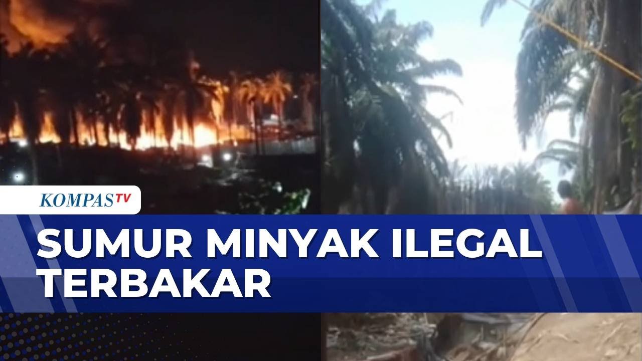 Sumur Minyak Ilegal di Sumsel Kebakaran, Kendaraan Milik Warga Ikut Hangus