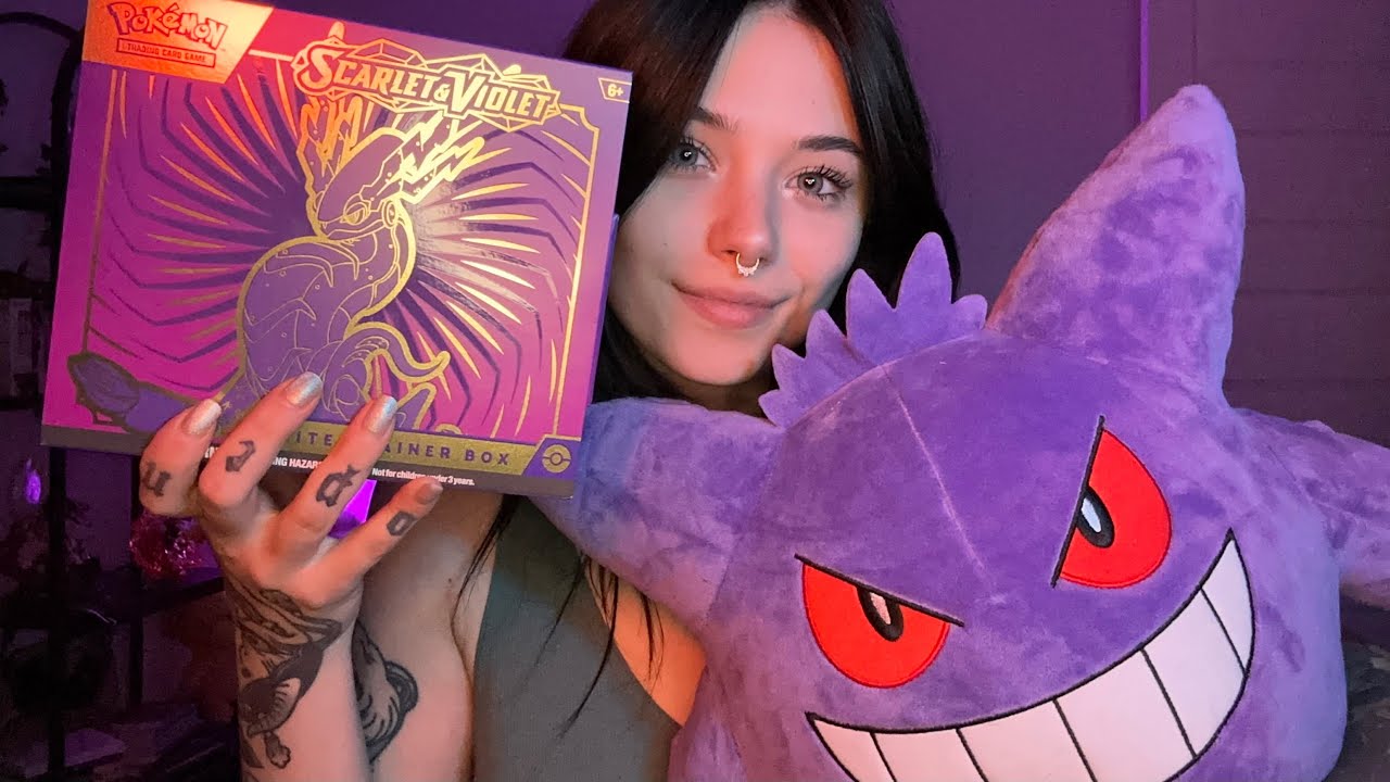 POKEMON SCARLET & VIOLET BOOSTER BOX OPENING! (ASMR)