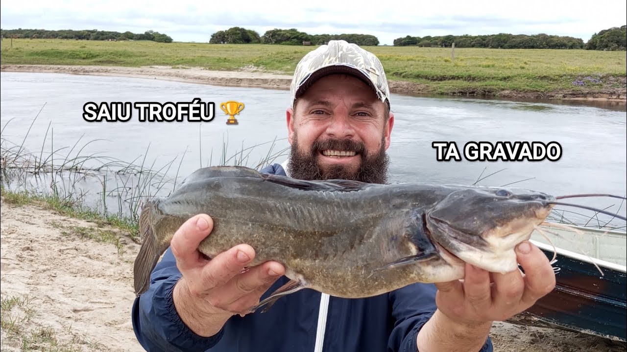 Pescaria em Nova Tramandaí.LAGOA DAS CUSTÓDIAS ,muita ação de peixes e saiu um peixe inesperado!