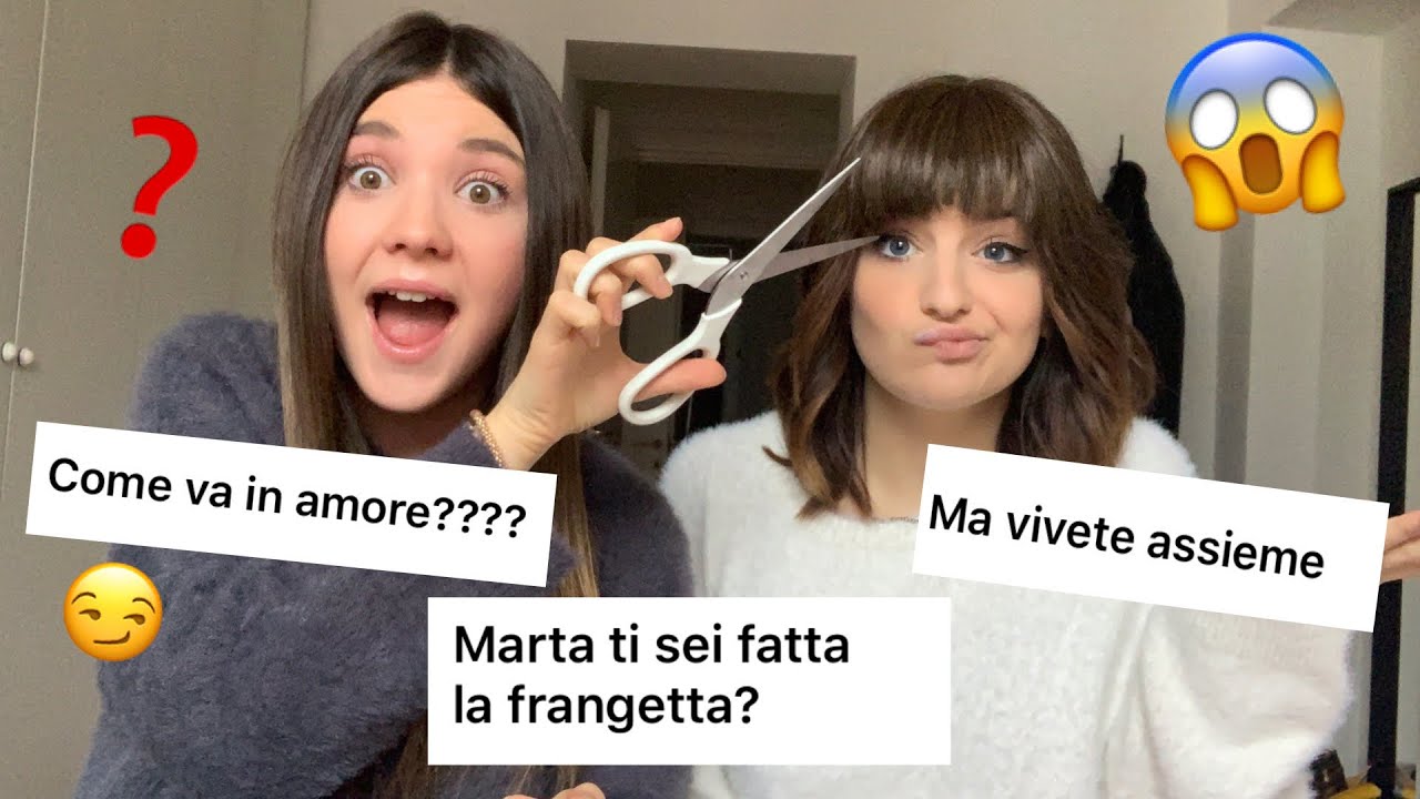 MARTA SI È FATTA LA FRANGETTA?! - RISPONDIAMO ALLE DOMANDE ♕