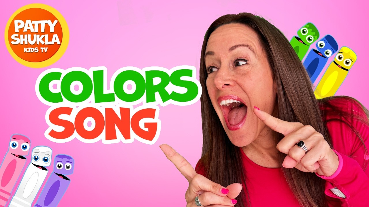 Learn Colors Song for Children | Green Color of the Day by Patty Shukla Sign Language Nursery Rhyme