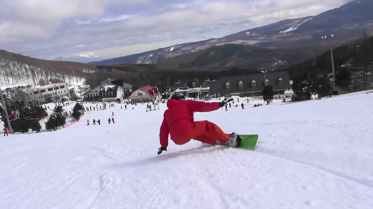 Sigi Grabner Snowboarding in Echo Valley Snow Area 1