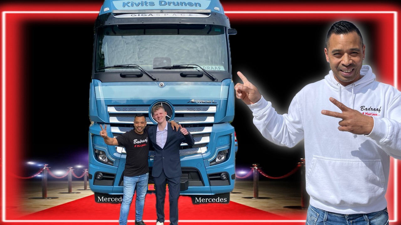 In STIJL met de VRACHTWAGEN naar het SCHOOL GALA!