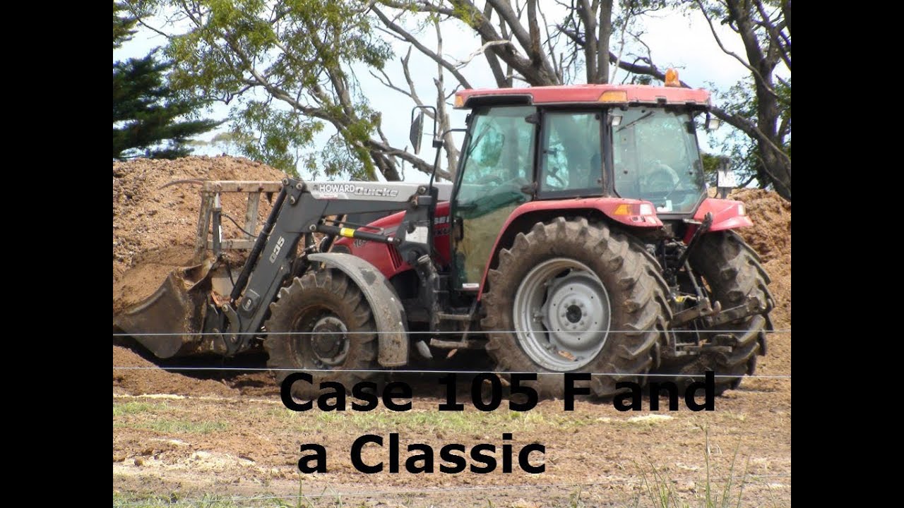 Case 105 F and a classic! Spreading Australia/Victoria