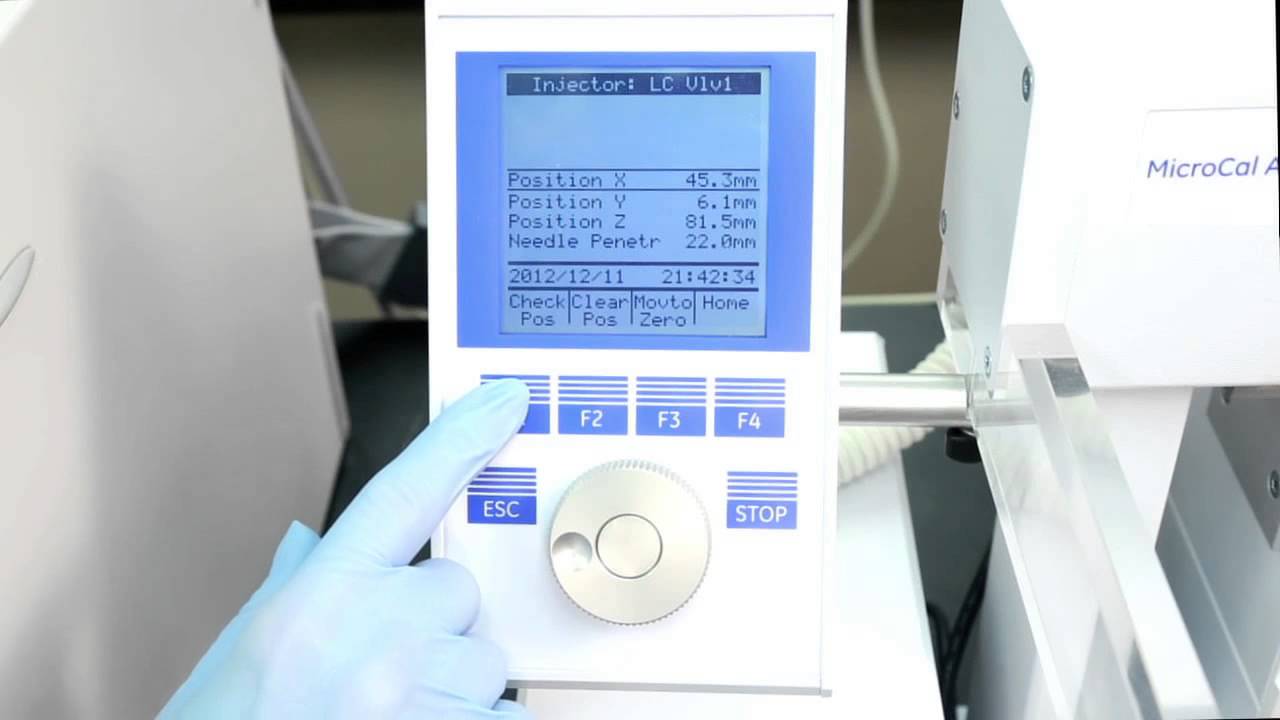 MicroCal VP-Capillary DSC - Calibrating the injection valve needle seal