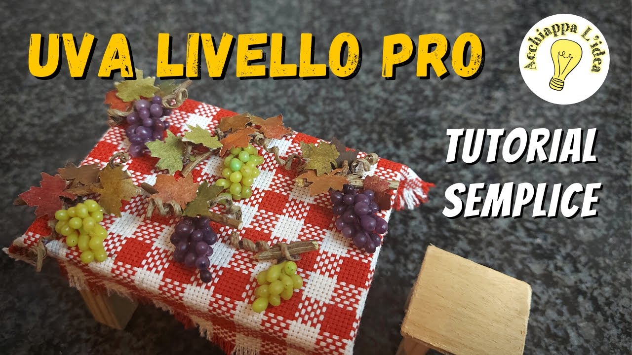 Uva Livello PRO 🍇 Tutorial Presepe Fai da te
