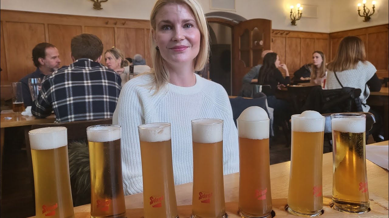 Stiegi Beer Keller Sample x 7 beers salzburg Austria 🇦🇹