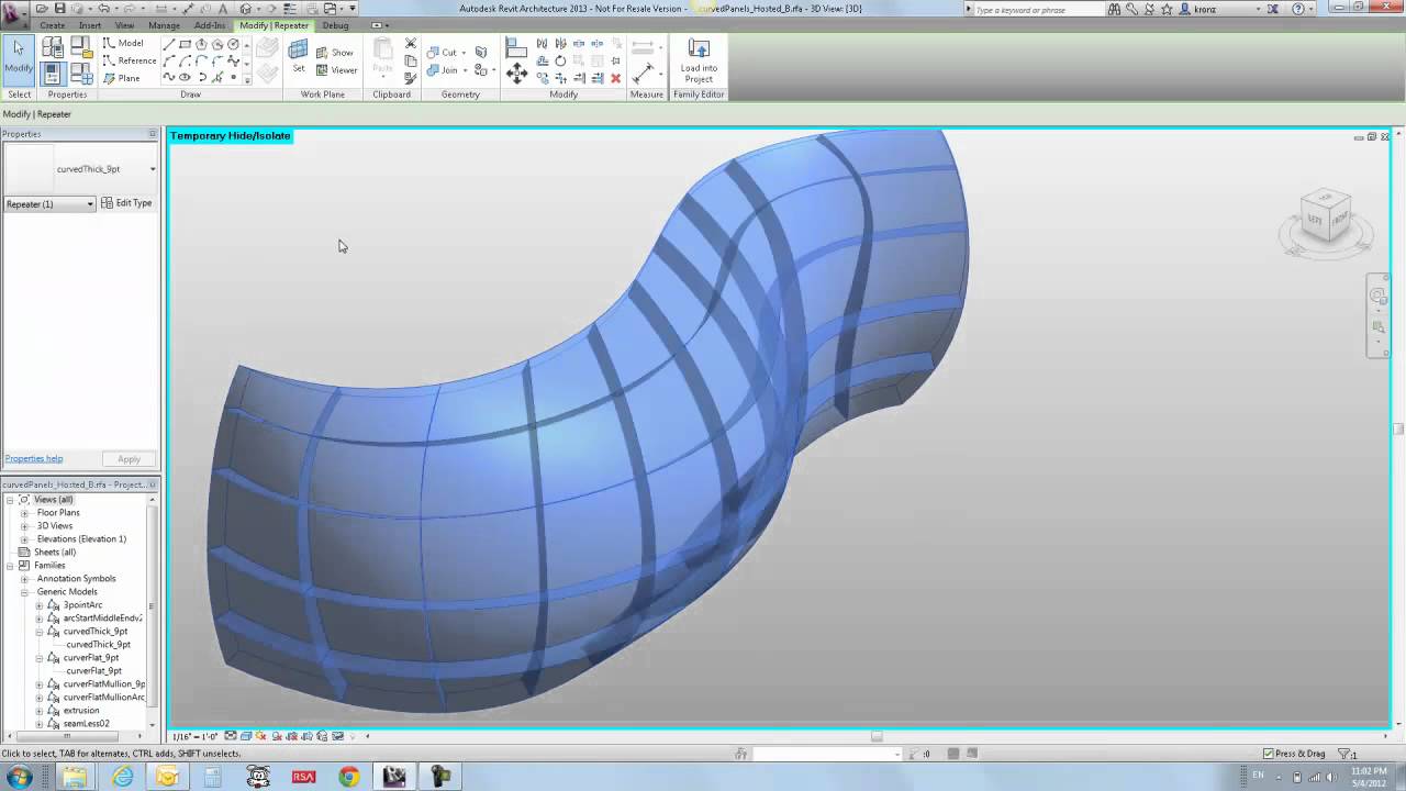 buildz:  Repeat and Divide Prt I: curved panels