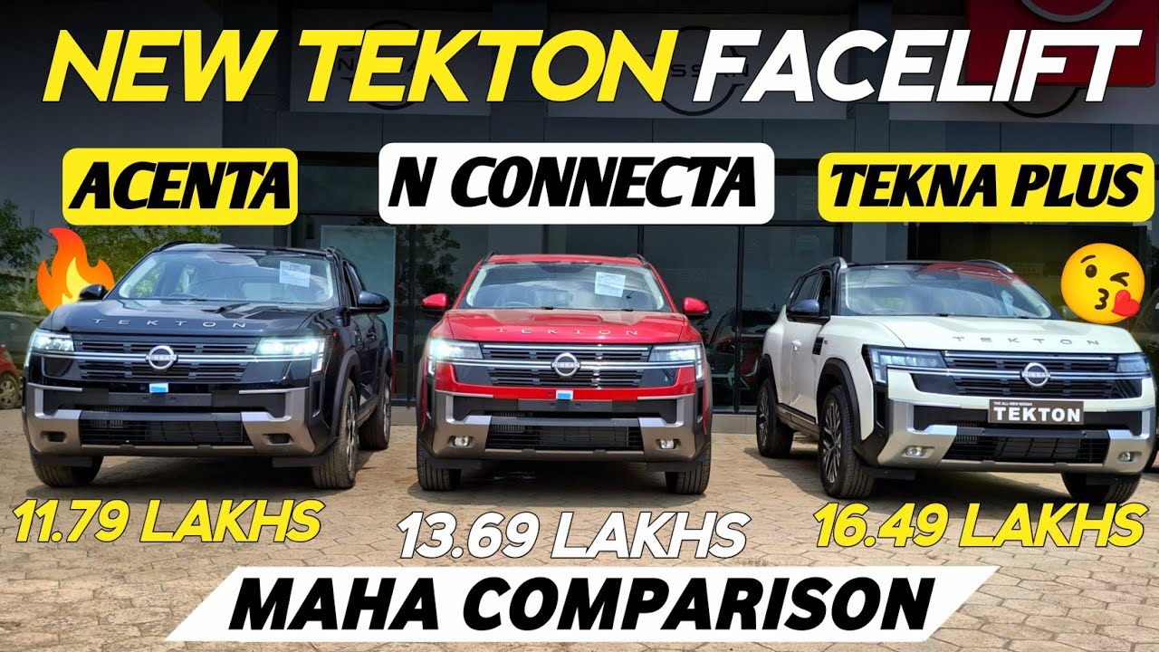Maha Comparison 🔥 2026 Nissan Tekton Acenta VS N Connecta VS Tekna Plus Variant 