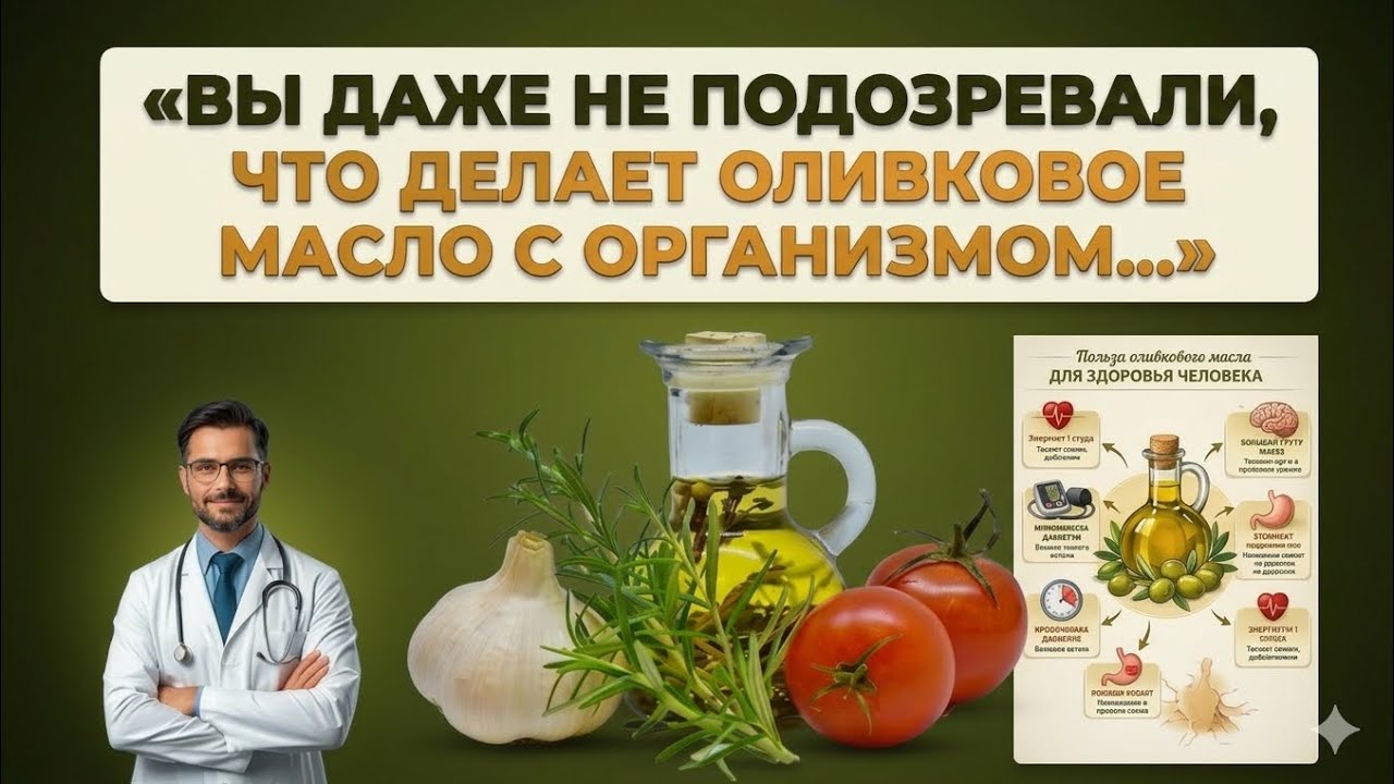 «Реальная польза оливкового масла вас удивит»