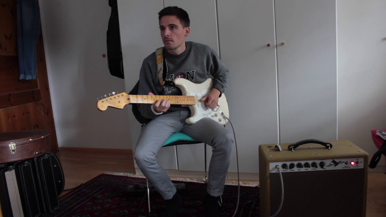Carr Sportsman and a Fender CS 58' Stratocaster
