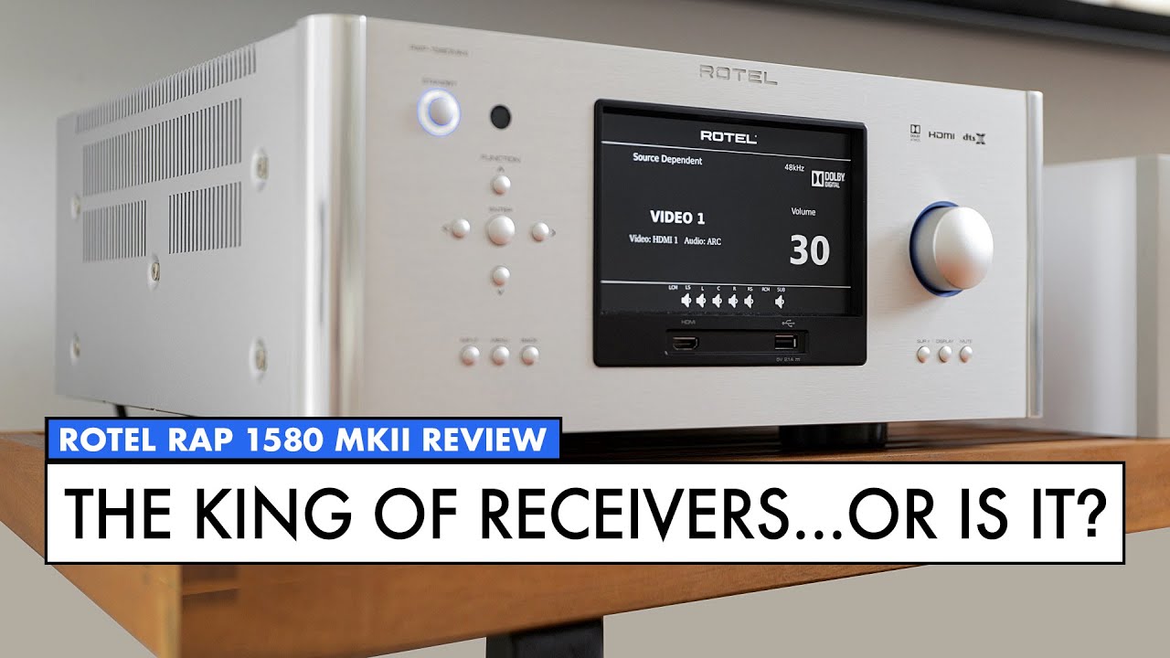 The AUDIOPHILE Receiver - ROTEL 1580MKII Home Theater Receiver Review!
